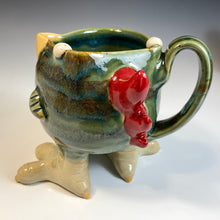 Load image into Gallery viewer, Ab Chicken Mug w/ Feet! - Oscar Glaze - Lefty
