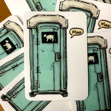 Load image into Gallery viewer, Pooping Cow Sticker 4.0