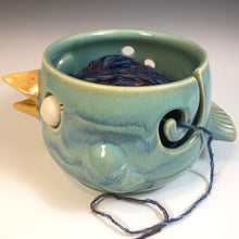 Load image into Gallery viewer, Bird Bowl - Yarn Bowl - Seafoam Glaze