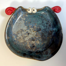 Load image into Gallery viewer, Ooglie Eye SpoonRest - Blue Glaze - RHorns