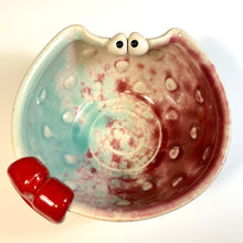 Load image into Gallery viewer, Ooglie Eye Bowl Sm - Pinkiedoo Glaze - Tongue