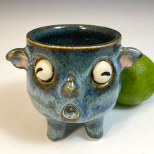 Load image into Gallery viewer, Cariboo Shot - Blue Glaze - Squinty