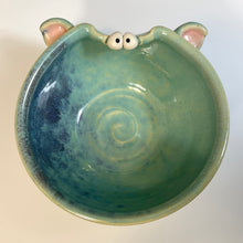 Load image into Gallery viewer, Ooglie Eye Bowl Sm - Seafoam Glaze - Ears