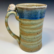 Load image into Gallery viewer, Skull Ornament Mug - Eggshell WoodFire