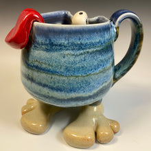Load image into Gallery viewer, Walker Mug - Righty - Blue Glaze - Monoclopse