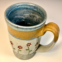 Load image into Gallery viewer, Cat's Flower Child Mug - Tall Bistro - Red