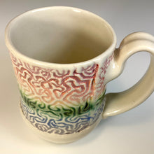 Load image into Gallery viewer, Cat's Coral Texture Mug - Rainbow