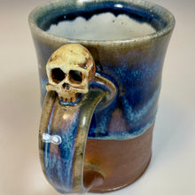 Load image into Gallery viewer, Skull Ornament Mug - WoodFire/Blue