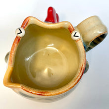 Load image into Gallery viewer, Ab Chicken Mug - CrRust Glaze - Righty Happy