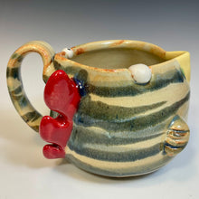 Load image into Gallery viewer, Ab Chicken Mug - CrRust Glaze - Righty Wonky