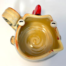 Load image into Gallery viewer, Ab Chicken Mug - CrRust Glaze - Lefty