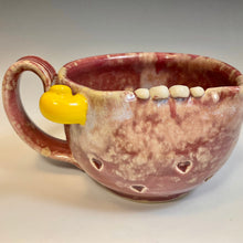 Load image into Gallery viewer, Ooglie Eye Cup - Righty - Raspberry Glaze Hearts