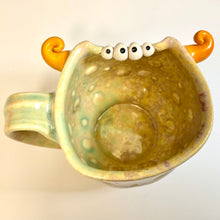 Load image into Gallery viewer, OE Mug - BabyApe Glaze - Lefty - OHorns