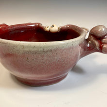 Load image into Gallery viewer, Ooglie Eye Clean Shave Bowl - CopperRed Glaze