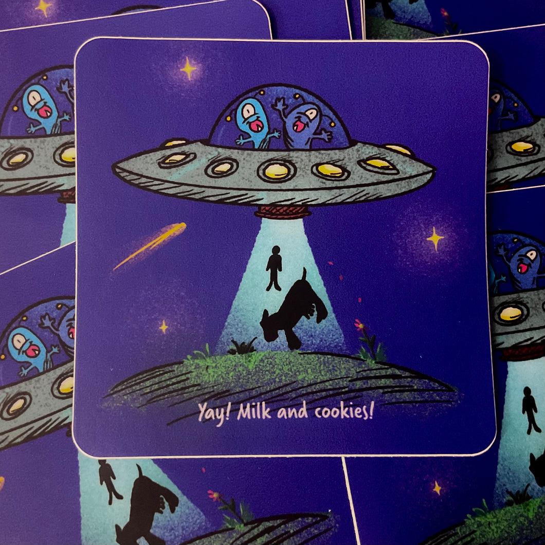 Aliens! Sticker