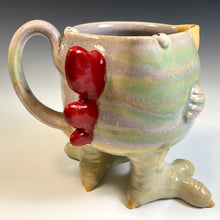 Load image into Gallery viewer, Ab Chicken Mug w/ Feet! - BabyApe Glaze - Righty (Copy)
