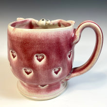 Load image into Gallery viewer, OE Mug Square - Pinkiedoo Glaze - Ears - Righty
