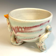 Load image into Gallery viewer, Tri-Squiddy Sake Cup - Pinkiedoo Glaze
