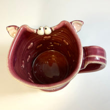 Load image into Gallery viewer, OE Mug Square - Raspberry Glaze - Ears - Righty
