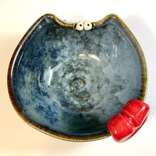 Load image into Gallery viewer, Ooglie Eye Bowl Sm - Blue Glaze - Tongue
