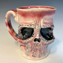 Load image into Gallery viewer, Skull Mug - Pinkiedoo Glaze
