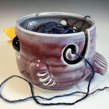Load image into Gallery viewer, Bird Bowl - Yarn Bowl - Pansy Glaze
