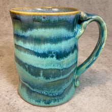 Load image into Gallery viewer, Skull Mug - Seafoam Glaze
