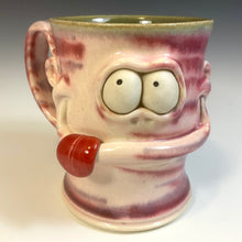 Load image into Gallery viewer, FaceMug Med - Pinkiedoo Glaze - Tongue

