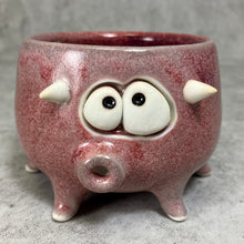 Load image into Gallery viewer, Bitty Squiddy Cup - CopperRed Glaze
