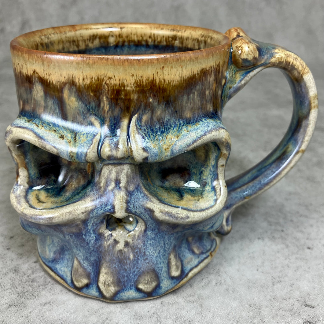 Skull Mug - Rutile Glaze