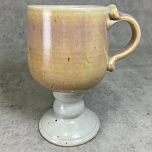 Load image into Gallery viewer, Skull Goblet - Rutile/Clear Glaze
