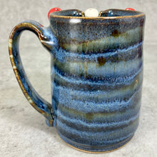 Load image into Gallery viewer, OE Mug Barrel Blue Glaze Lefty
