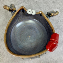 Load image into Gallery viewer, Handy Ooglie Eye Bowl - Rutile Glaze - Tongue
