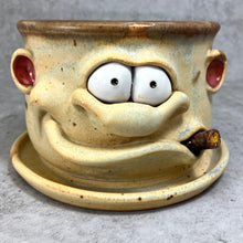 Load image into Gallery viewer, Monster Planter Med - Underneath Glaze - Stogie
