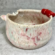 Load image into Gallery viewer, Nibblet Flat Bowl Med - Pinkiedoo Glaze Wonky
