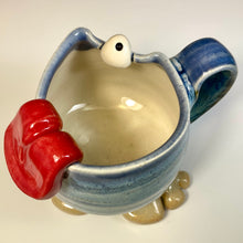 Load image into Gallery viewer, Walker Mug - Righty - Blue Glaze - Monoclopse
