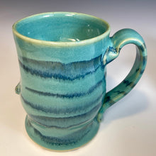 Load image into Gallery viewer, Skull Mug - Seafoam Glaze
