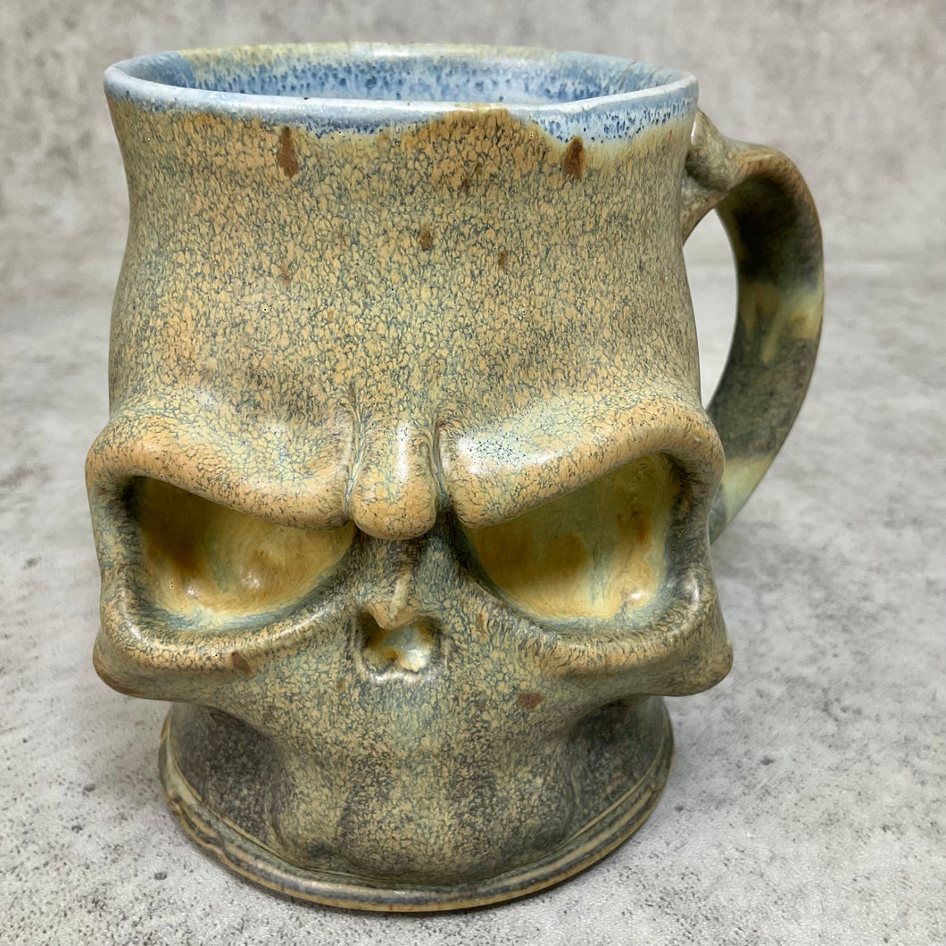 Skull Mug - Eggshell Glaze