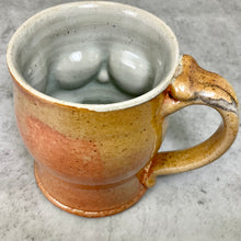 Load image into Gallery viewer, Woodfire Skull Mug - Shino Glaze

