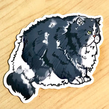 Load image into Gallery viewer, Sticker Fat Cat - Grey Tabby
