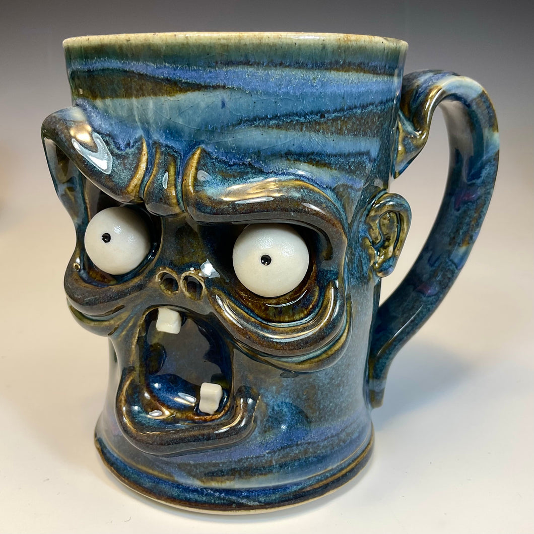 Zambie Mug - Blue Glaze - Snarky