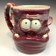 Load image into Gallery viewer, FaceMug Med - Righty - Raspberry Glaze - Teef
