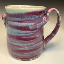 Load image into Gallery viewer, FaceMug Med - Righty - Pansy Glaze - Confuzzled
