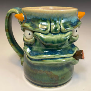 FaceMug Med - Righty - Oscar Glaze - Stogie