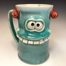 Load image into Gallery viewer, FaceMug Tall - Righty - Celacon Glaze - Teef
