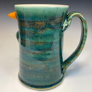 FaceMug Tall - Righty - Oscar Glaze - Froggy