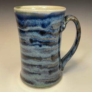 FaceMug Tall - Righty - Blue Glaze - Monoclopse