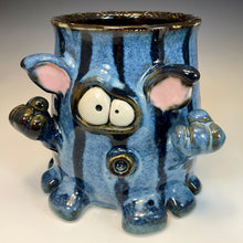 Load image into Gallery viewer, Monster Bucket Jr. - Black/Blue Glaze - FistPump
