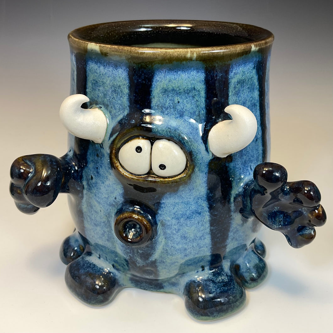 Monster Bucket Jr. - Black/Blue Glaze - 10 Rounds!