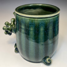 Load image into Gallery viewer, Monster Bucket Jr. - Oscar/Blue Glaze - See ya later.
